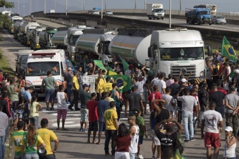 El 87% de los brasileños apoya huelga de camioneros pese a desabastecimiento