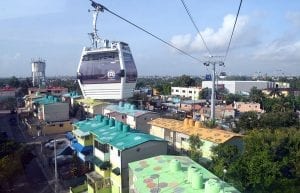 Los techos bajo el Teleférico de Santo Domingo ahora con valor publicitario